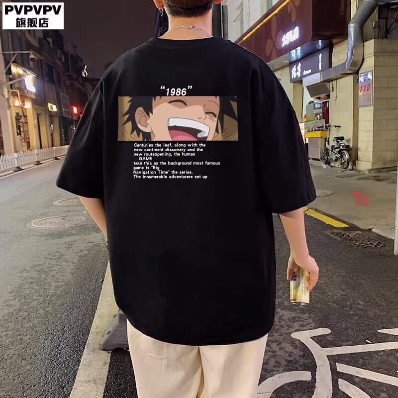 Áo thun tay lỡ cậu bé cười 1986 TC6