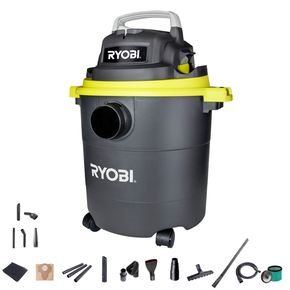Máy hút bụi ryobi 1250w 18l rvc1218p-k