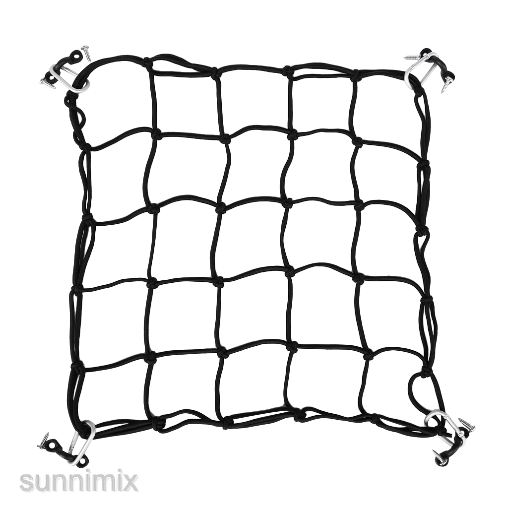 Kayak Canoe Boat Deck Cargo  Net With Pad Eyes, Snap Hooks Accessories