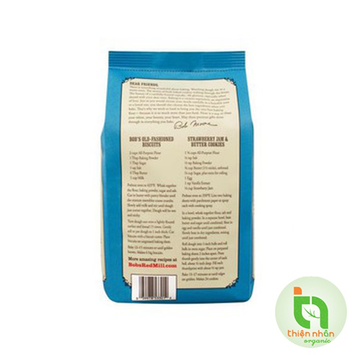 Bột mì đa dụng không tẩy Bob's Red Mill 2.27kg - Unbleached All Purpose Flour