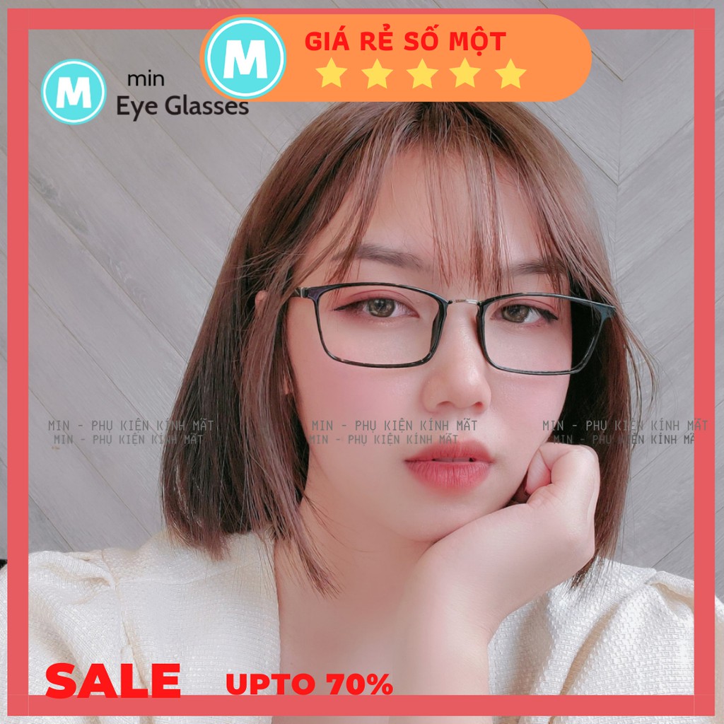 [SIÊU SALE] Gọng kính cận Unisex Nam Nữ Hàn quốc Fom nhỏ 2167 - MIN Eyewear