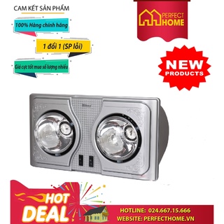 ⚡️FLASH SALE 50%⚡️{ Hàng chính_hãng}ĐÈN SƯỞI NHÀ TẮM TREO TƯỜNG HANS H2B, H3B