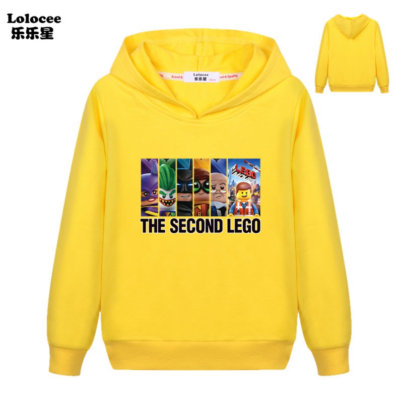 LEGO Áo Hoodie Dài Tay In Họa Tiết Phim The Second Dành Cho Bé Trai