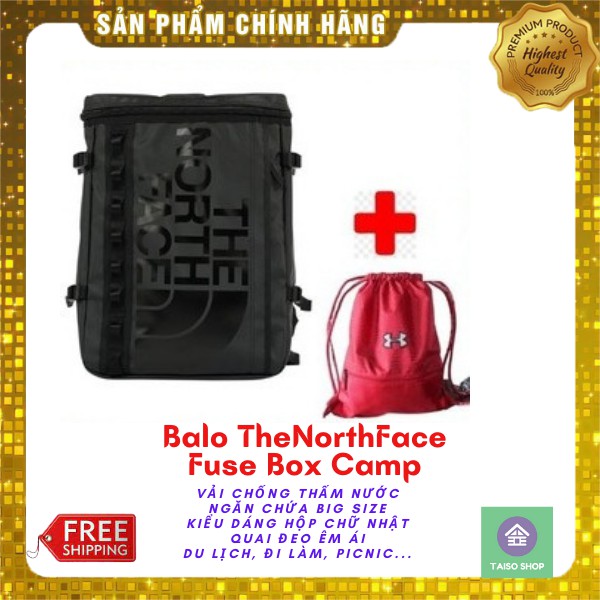 [XUẤT DƯ] BALO DU LỊCH THE NORTH FACE FUSE BOX BASE CAMP ĐEN (mua 1 tặng một) GIÁ KHÔNG ĐỔI