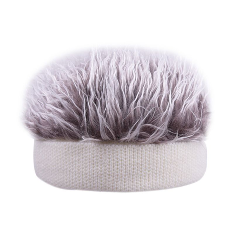 Mũ Beanie Ngắn Kèm Tóc Giả Không Vành Phong Cách Hip Hop Harajuku Cho Nam Và Nữ