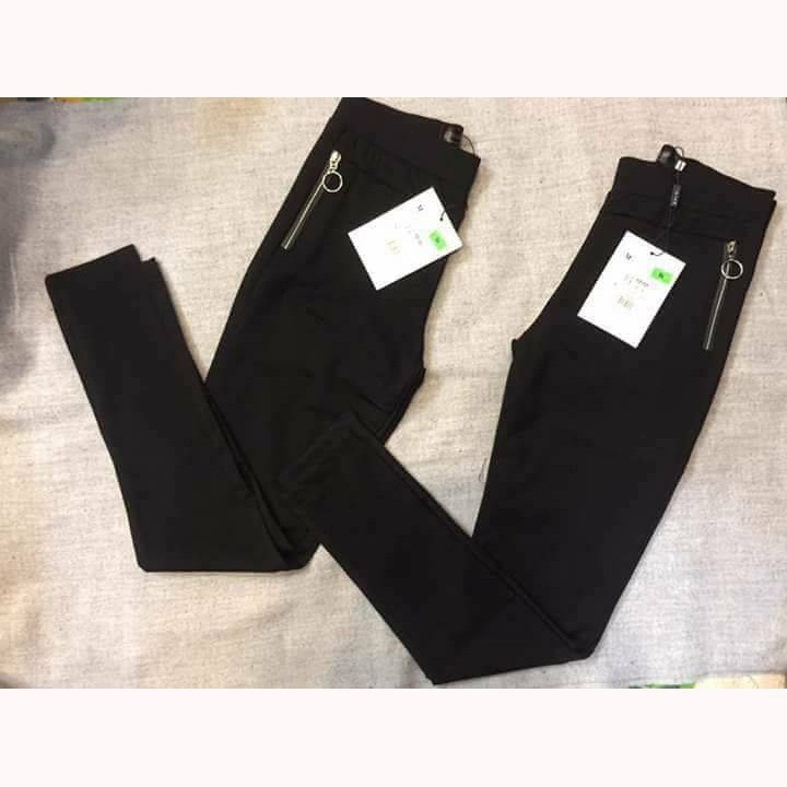 Quần legging phối KHÓA SƯỜN Hàn Quốc chất UMI | BigBuy360 - bigbuy360.vn