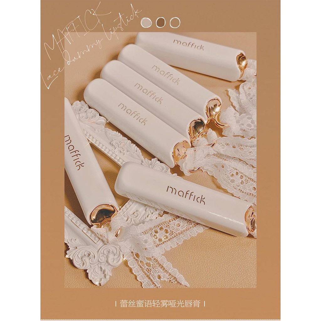 Son Thỏi Lì MAFFICK LOVEDUMMY MF102 💋 Nơ Ren Cao Cấp | BigBuy360 - bigbuy360.vn