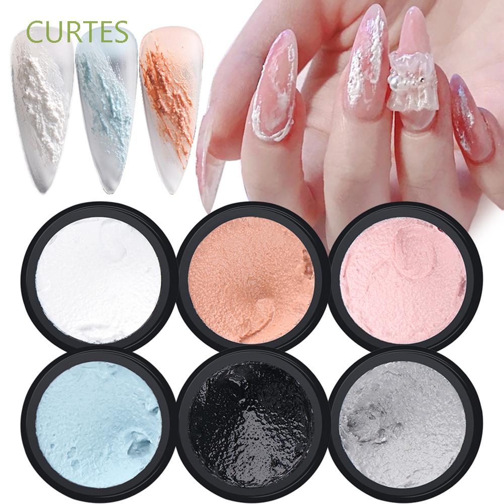 Gel thạch cao trang trí móng 3d kết cấu dạng cát nhiều màu sắc 5ml DIY