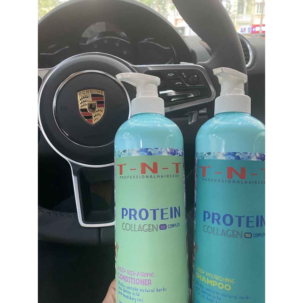 Dầu gội đầu TNT Protein Collagen ! Cặp Dầu Gội Chống Rụng Và Kích Thích Mọc Tóc