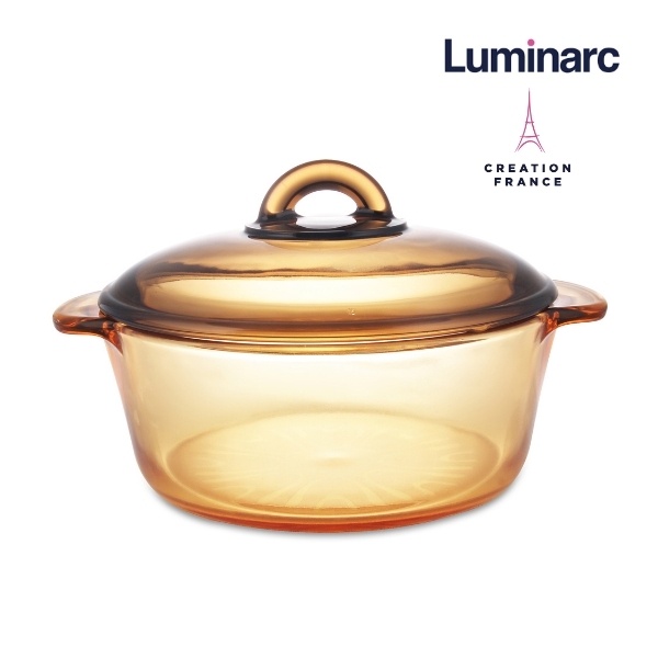 Nồi thủy tinh 1.5L Luminarc Amberline Granite -LUAMN9626M