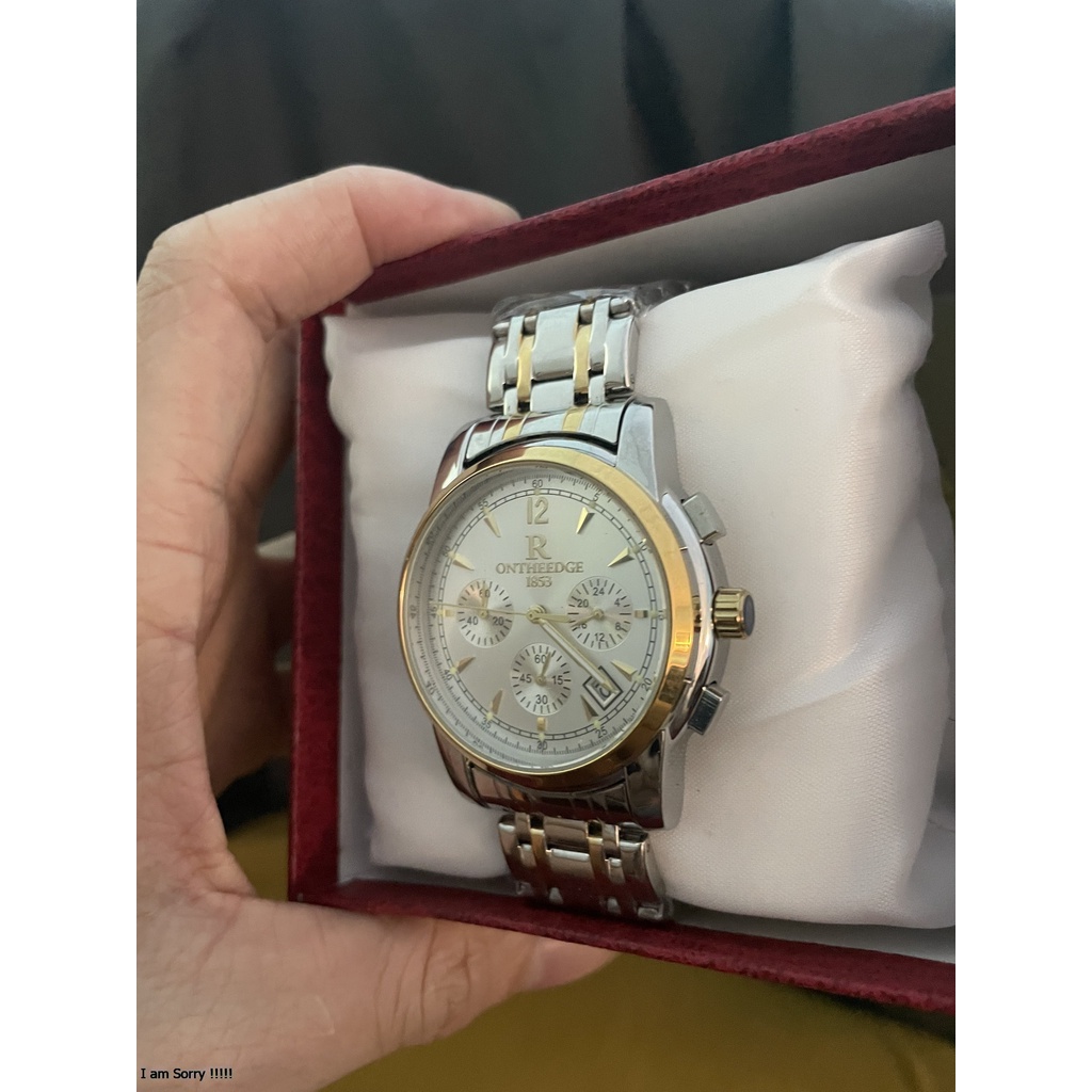 ĐỒNG HỒ NAM CHÍNH HÃNG R-ONTHEEDGE DÂY KIM LOẠI CAO CẤP CHỐNG GỈ CHẠY FULL 6 KIM + LỊCH NGÀY ĐẸP GIÁ RẺ | BigBuy360 - bigbuy360.vn