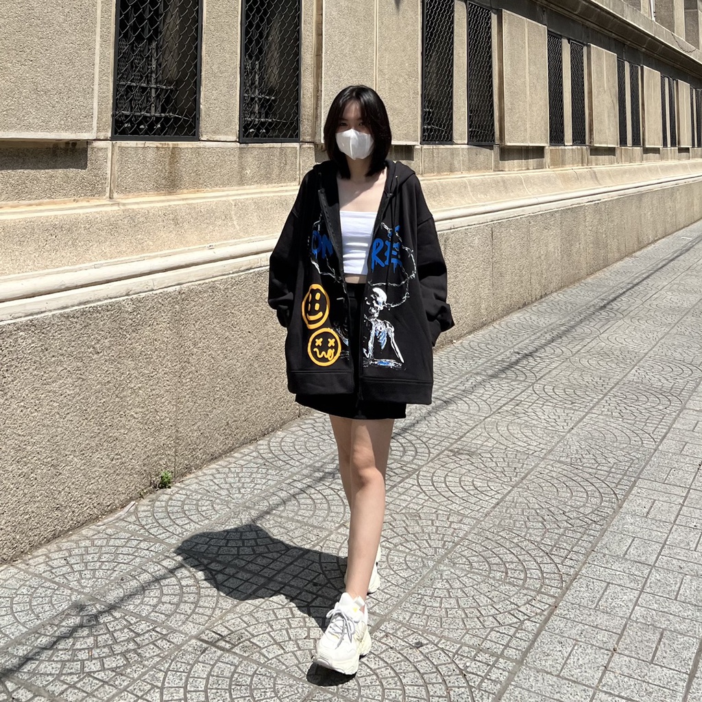 Áo KHOÁC Hoodie CẦU VỒNG OUTER và Ulzzang Unisex 1hitshop