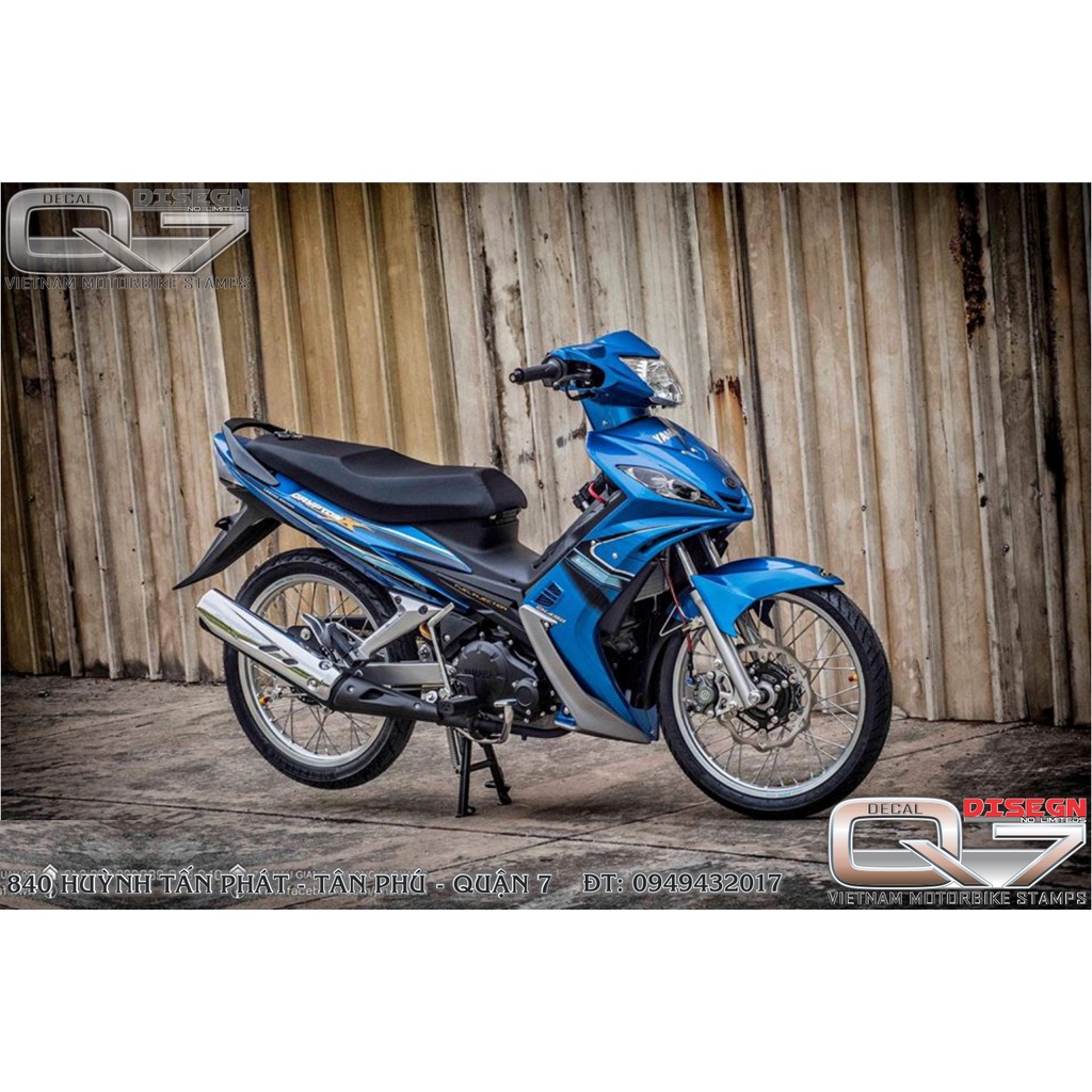 TEM RỜI EXCITER 2010 XANH ĐEN