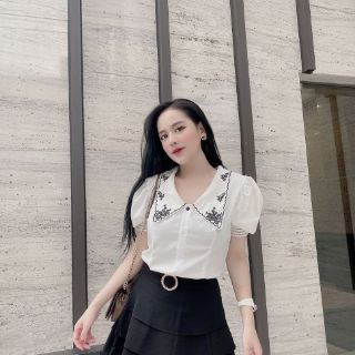 Áo SƠ MI CỔ THÊU