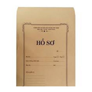 100 túi đựng hồ sơ vàng (màu sắc hình ảnh chỉ mang tính chất minh họa)