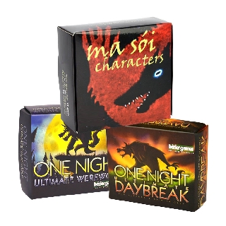Combo Ma Sói 3 bộ Kinh Điển Character + Một Đêm One Night + Day Break Hừng Đông
