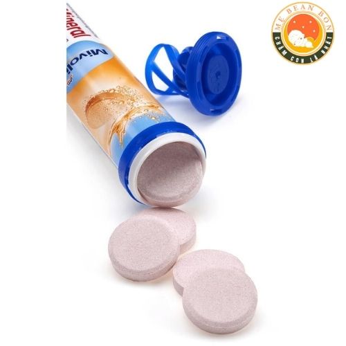 Viên sủi Mivolis Multi-Mineral, 20 viên, bổ sung khoáng chất tổng hợp  của Đức thuần chay hương cam chanh thơm ngon