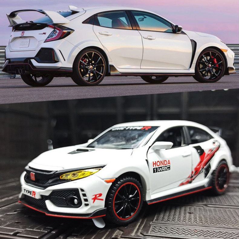 Mô hình xe kim loại Honda Civic Type R tỷ lệ 1:32