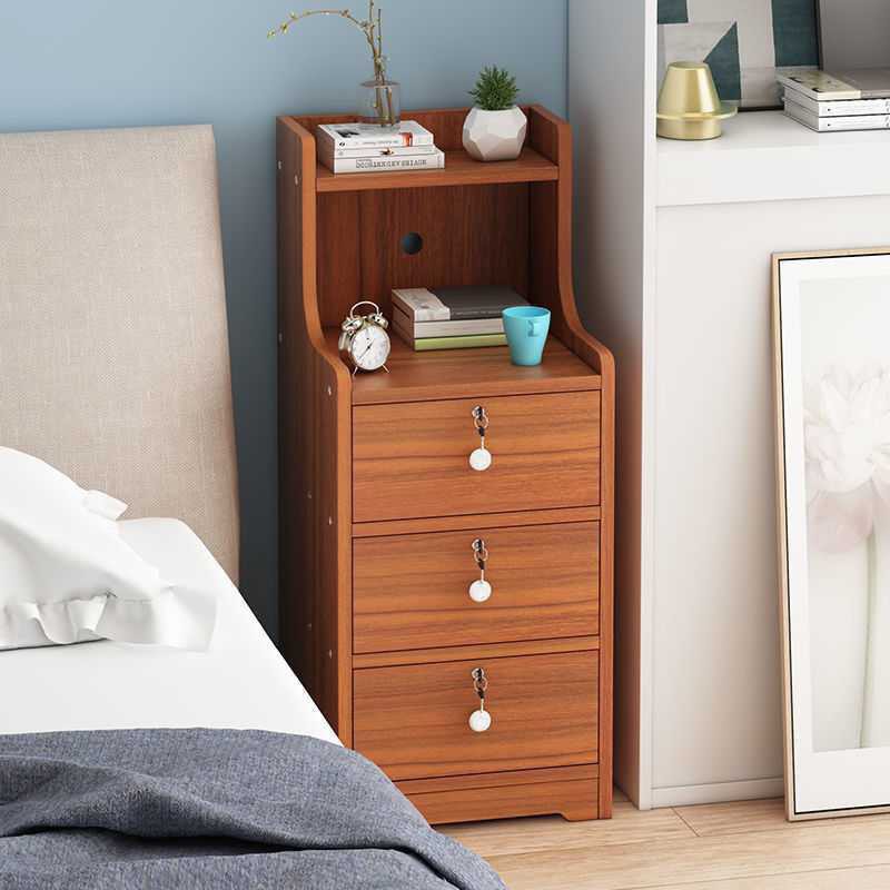 Táp đầu giường decor phòng ngủ có tủ ngăn kéo đựng đồ tiết kiệm diện tích &giá sách siêu xinh phong cách Bắc Âu