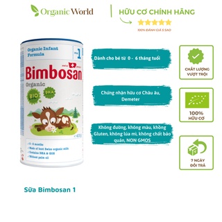 Sữa hộp Bimbosan số 1 công thức mới 400g