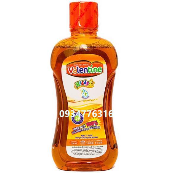 ✅ Nước súc miệng VALENTINE Thái Dương 250ml và 500ml