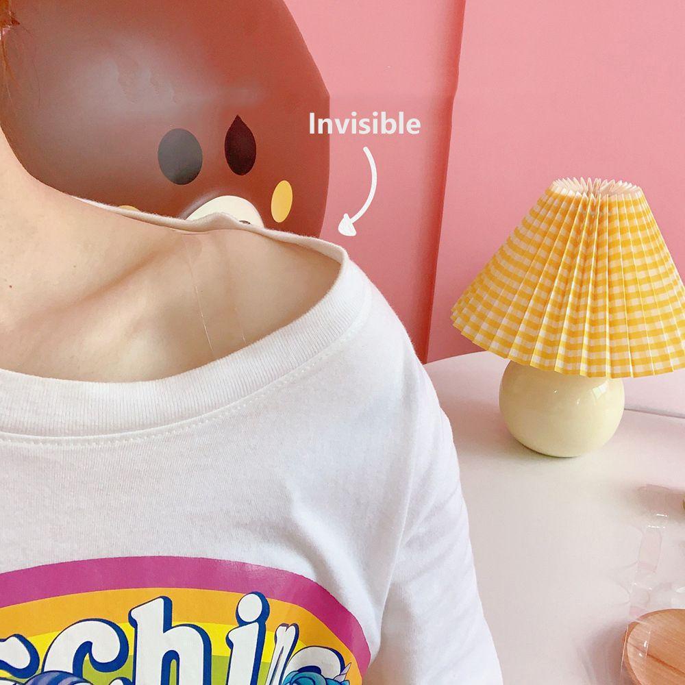 OCEANMAP Dây Áo Ngực Silicon Mềm Co Giãn Trong Suốt / Kim Loại Có Thể Điều Chỉnh Cho Nữ