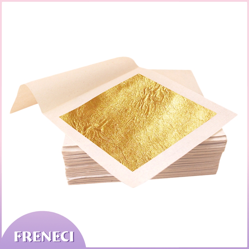 1PC  98% Genuine Gold Leaf Foil for Arts Craft Gilding Decor 9.33x9.33cm
