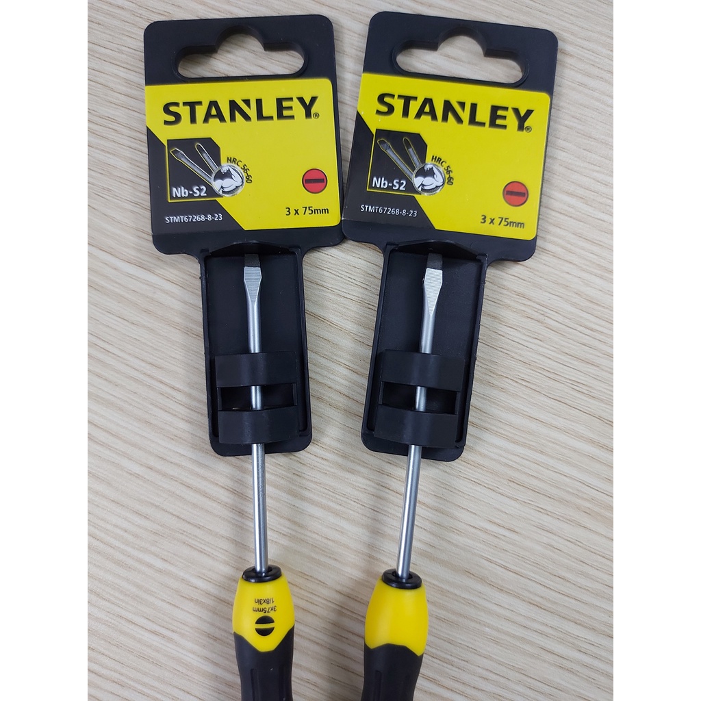 Tô vít, tua vít STANLEY STMT67268-8-23, Tô vít chữ nhất 3x75mm (Hàng Chính Hãng)