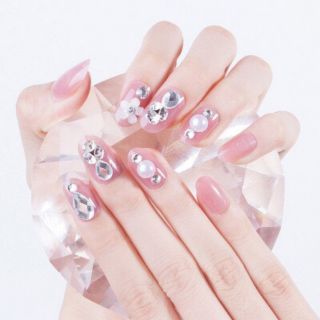 Bộ 24 móng tay giả kèm keo/ keo sẵn