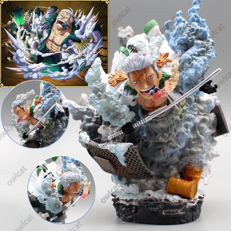 Mô Hình Nhân Vật One Piece Smoker 13cm (Punk Hazard Arc Ver.) G-5 Marines the White Hunter GK Scene Restoration Vice Admiral One Piece Figure Packed in Box Pvc Figures