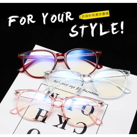 GD Fashion flat mirror retro ultra light glasses frame Mi nail irregular computer mirror goggles anti-blue glasses frame