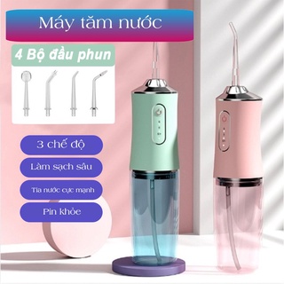 Máy tăm nước thế hệ mới 2021[Sả Kho 3 Ngày]dụng cụ xịt vệ sinh răng miệng gia đình cầm tay, làm sạch răng miệng - Baihee