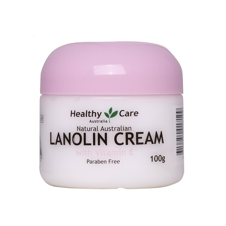 Kem cừu dưỡng da Healthy Care Lanolin cream with Vitamin E - 100g