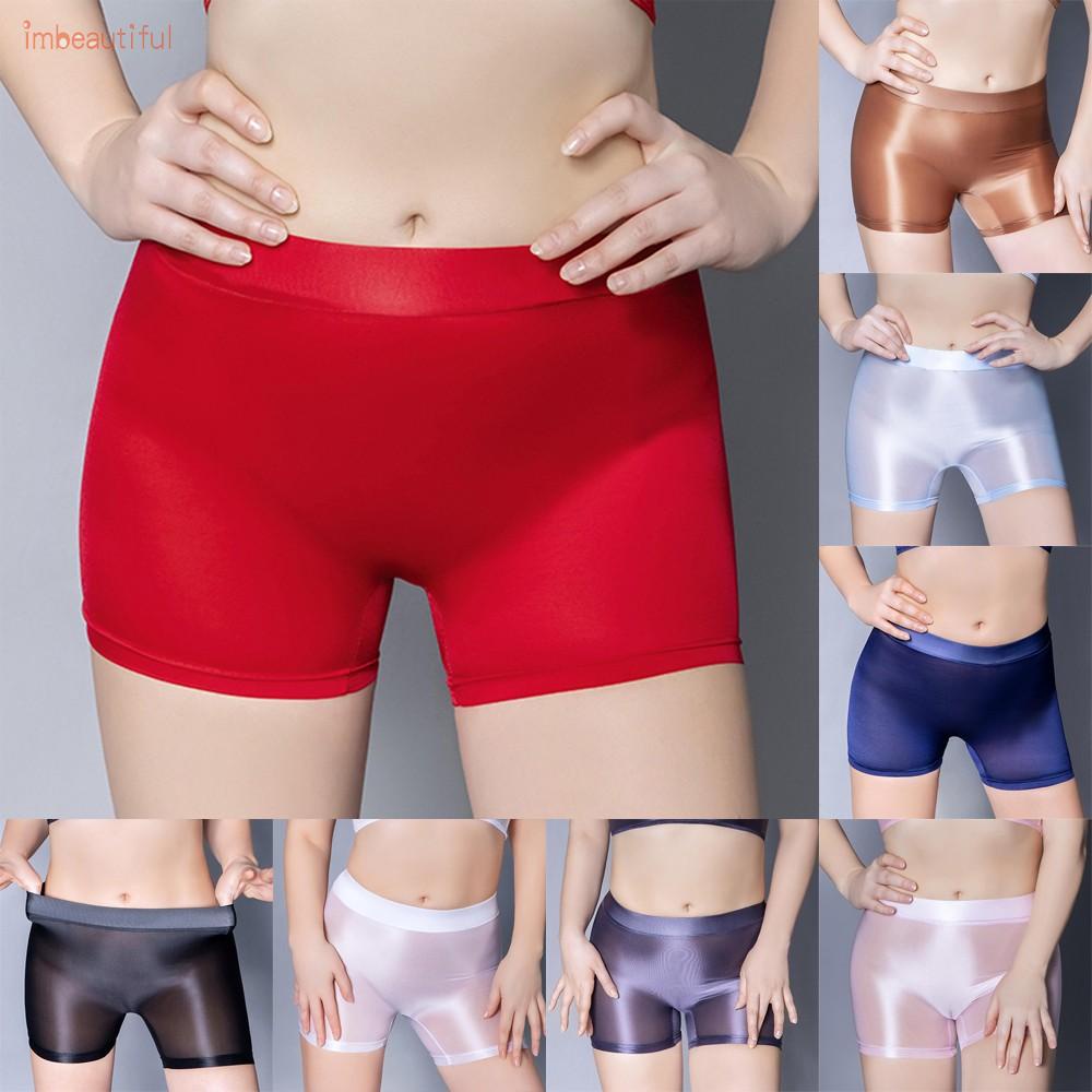 Quần Lót Boxer Siêu Mỏng Thiết Kế Co Giãn Cho Nữ