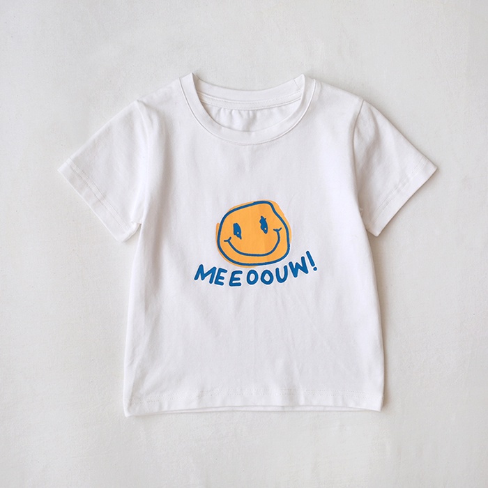 Áo Gia Đình Familylove - Mẫu Đồng Phục Gia Đình Họa Tiết Chú Mặt Cười Meeoow Đáng Yêu Chất Liệu Cotton 100% Co Giãn