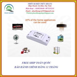 Bô điều khiển thiết bị qua điện thoại sonoff basic