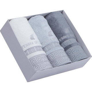 Bộ 03 Khăn Sợi Tre Cao Cấp SONGWOL LATTICE (40*80cm)