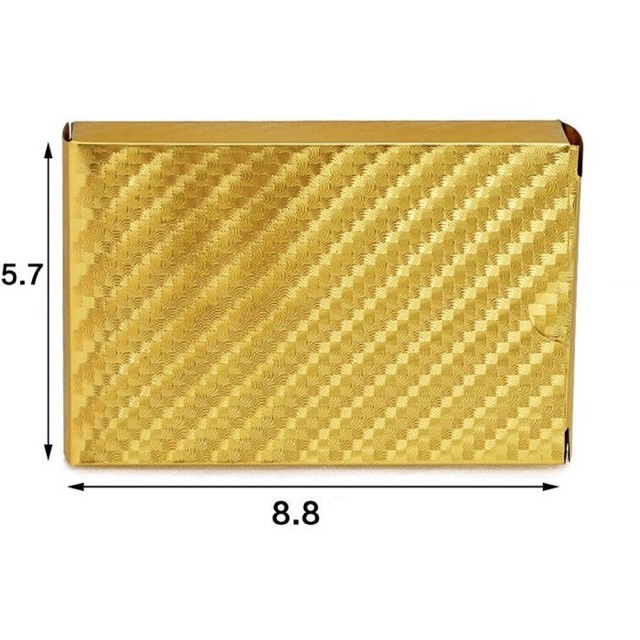 Bộ bài mạ vàng tây 24k - bài tước tài lộc, may mắn . LG11