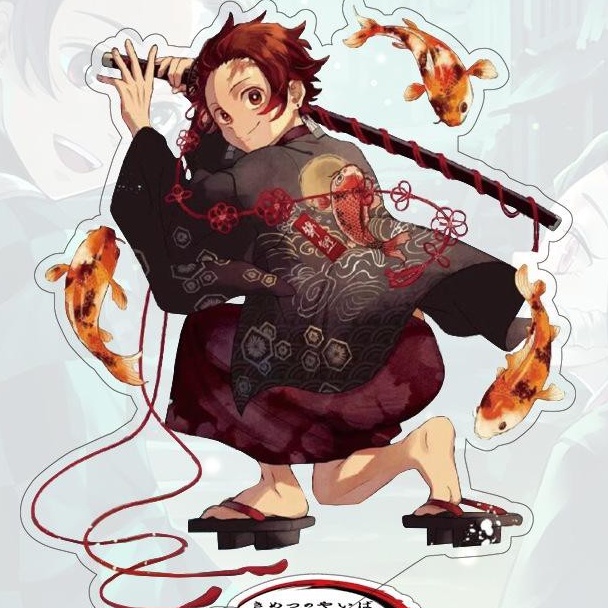 Mô hình nhân vật Standee Kimetsu no Yaiba Thanh gươm diệt quỷ Tượng Acrylic Anime mica trang trí trưng bày mô hình