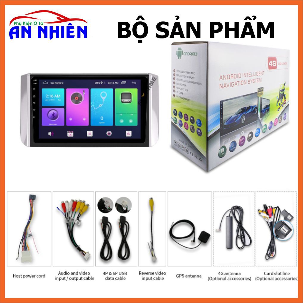 Màn Hình 10 inch Cho Xe XPANDER - Màn Hình DVD Android Tặng Kèm Mặt Dưỡng Giắc Zin Cho Mitsubishi Xpander