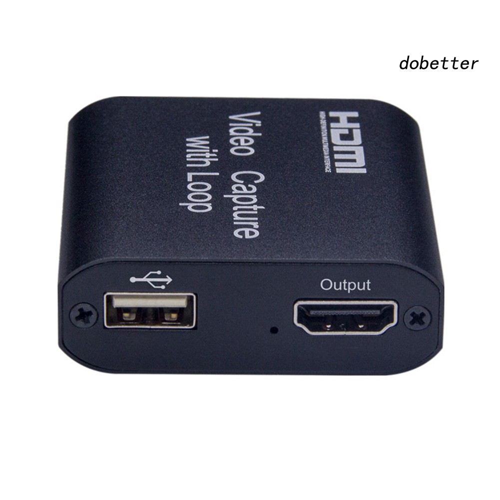 Thẻ ghi hình video từ HDMI 4K sang USB2.0 HD 1080P hỗ trợ phát trực tiếp game