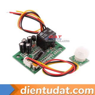 Mạch Cảm Biến Chuyển Động PIR Đóng Ngắt Relay 12V