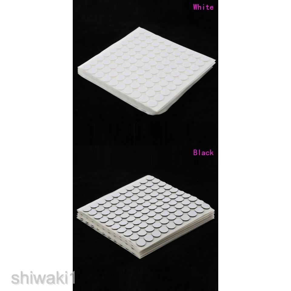 Set 1000 Miếng Băng Keo Xốp Tròn Hai Mặt Độ Bền Cao 10x1mm