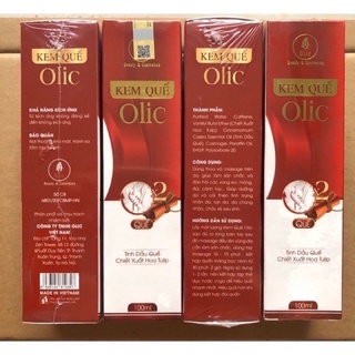 Kem quế olic tan mỡ,  Tặng đai nịt bụng