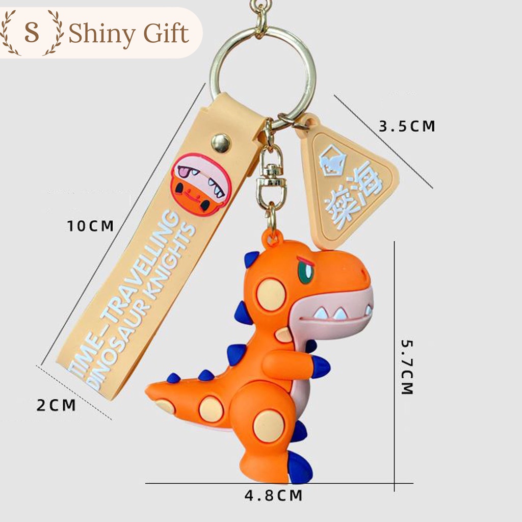 Móc khóa khủng long siêu cute hot trend