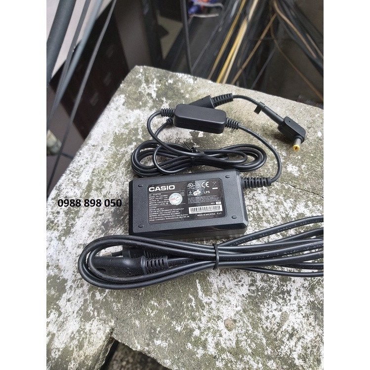 Adapter nguồn 9v cho đàn Casio CTK-495  CTK-491&lt;br&gt;
