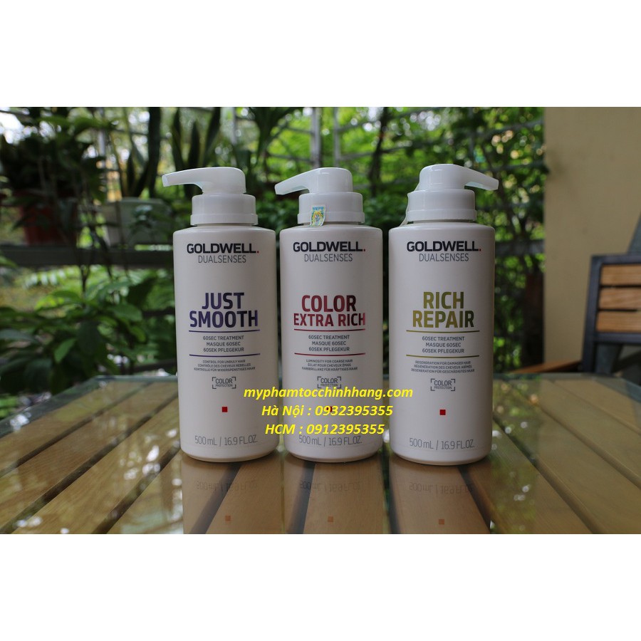 DẦU HẤP TÓC SUÔN MƯỢT GOLDWELL JUST SMOOTH 500ML