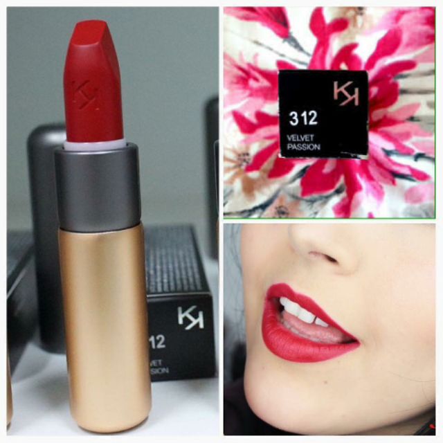 Hàng Đức Son Kiko Velvet 312 đỏ cherry