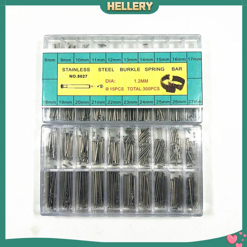 Set 300 Thanh Lò Xo Inox 8-27mm Chuyên Dụng Cho Sửa Chữa Đồng Hồ