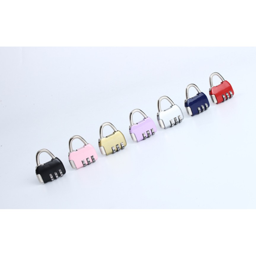 Ổ khóa, Khóa Hành Lý 3 Chữ Số Mini Bằng Kim Loại,  khóa mật khẩu hình túi siêu xinh